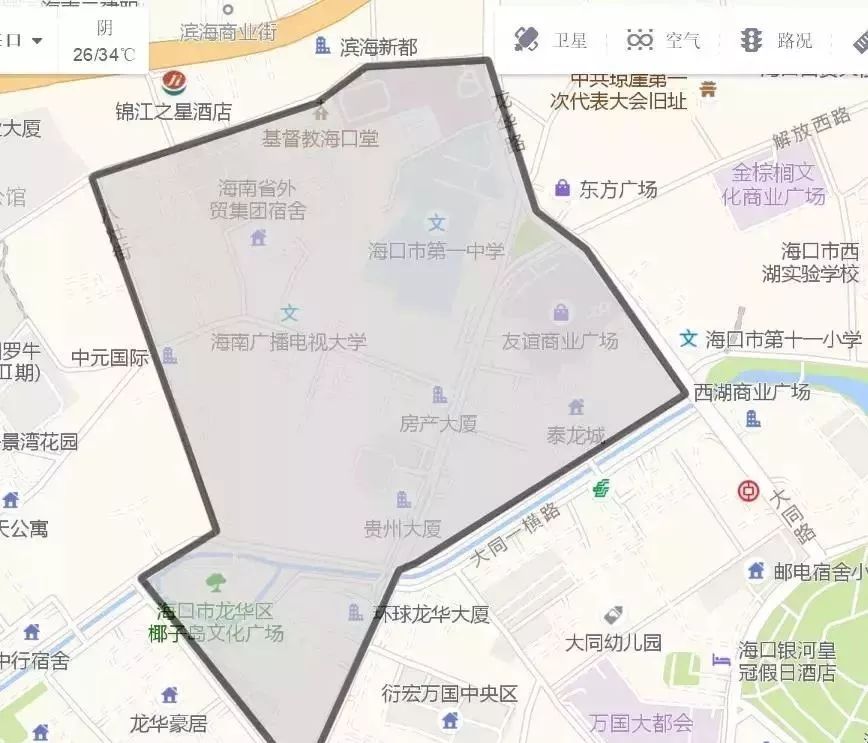 龙华路以北,龙昆北路以东,玉河路以南,滨河路以西(原八中招生范围