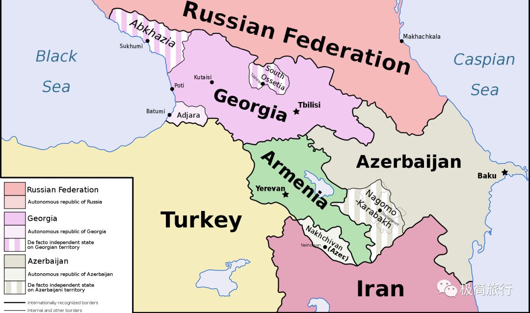格鲁吉亚,阿塞拜疆,亚美尼亚.图片