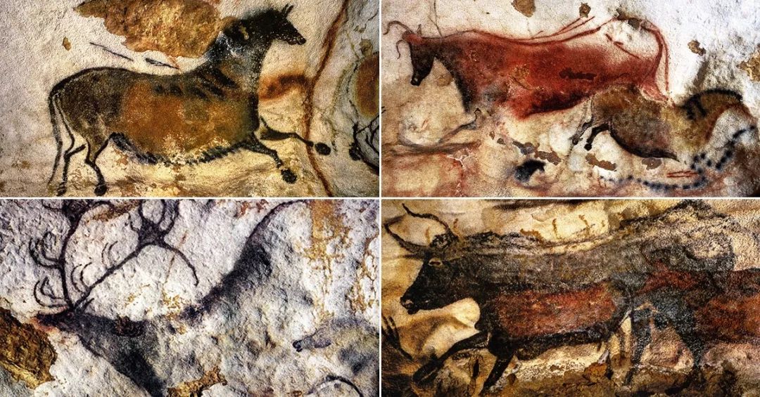 拉斯科洞窟(grotte de lascaux)壁画,位于法国多尔多涅省蒙特涅克村的