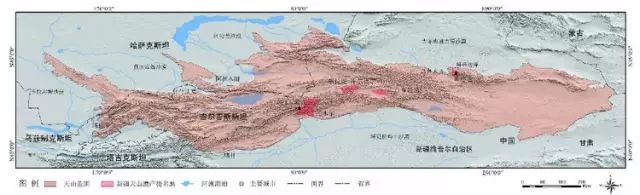 新疆天山以一条山脉带上的四个不连续的片区申遗成功.