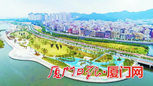 美丽带状公园为马銮湾新城添彩 预计10月前基本建成