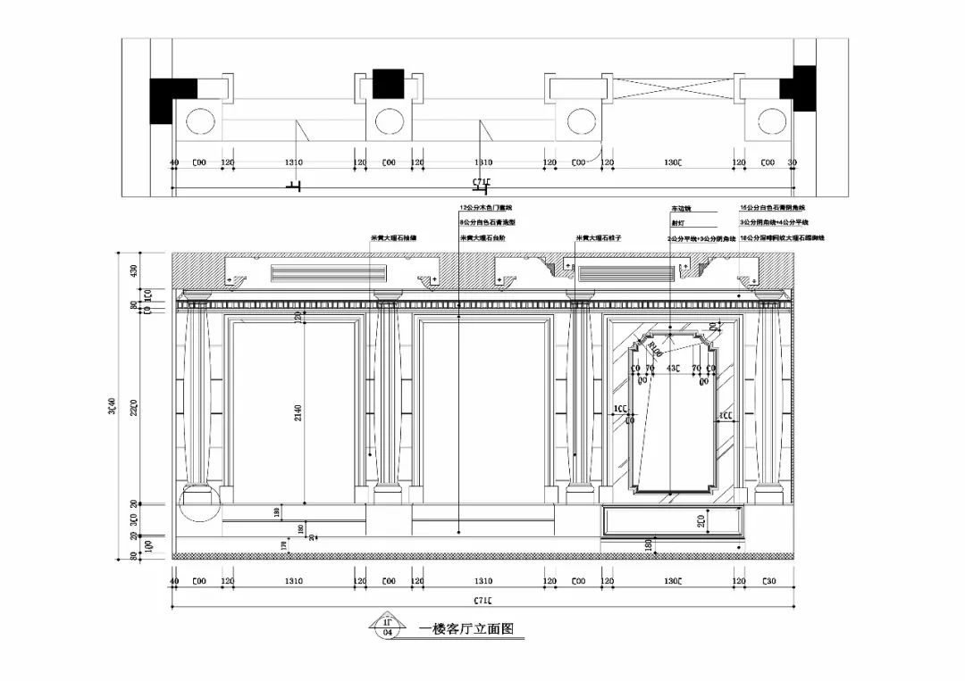 【免费分享】绝美方案欧式效果图 cad施工图学习案例