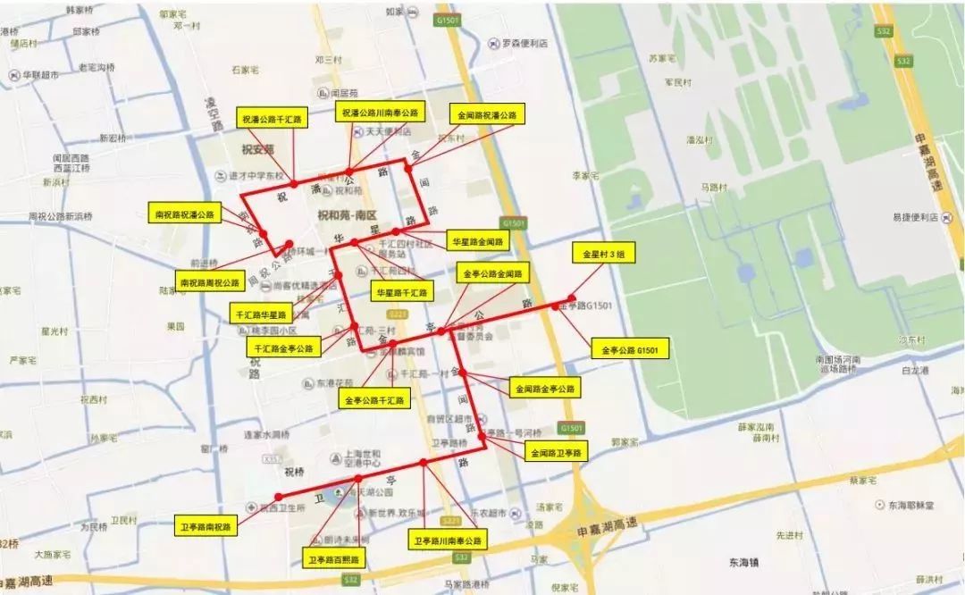 祝桥南祝路部分道路将拆除建安置房多条公交线路今起改道