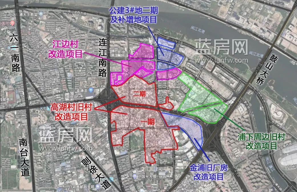 江南cbd片区规划旧改范围