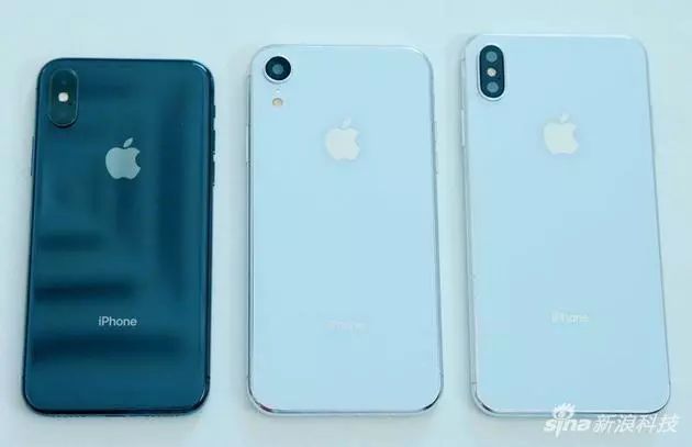 据说今年的三款新iphone:5.8英寸的跟现在iphone x外观区别不大,6.