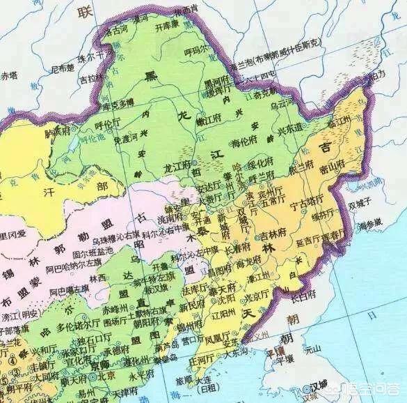 东北地区分别并入东三省而已,从未考虑过恢复民国时期的内蒙三省制图片