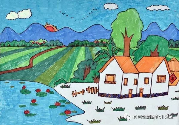 忻州首届中小学生书画大赛入围作品绘画展示(三十七)