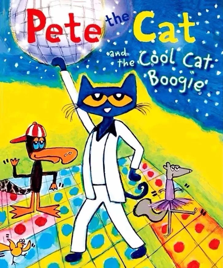 英文绘本故事:pete the cat and the cool cat boogie