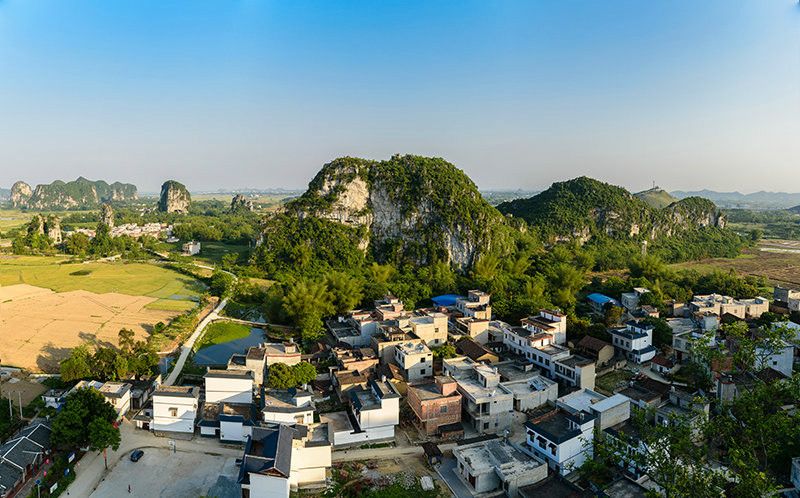 广西南宁旅游必看的风景被誉为南宁小桂林上林三里洋渡景区