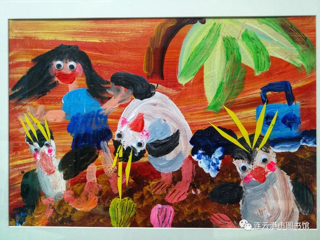 交汇点◆时光 国际儿童绘画作品展在连云港拉开帷幕