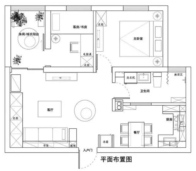 平面布置图▼