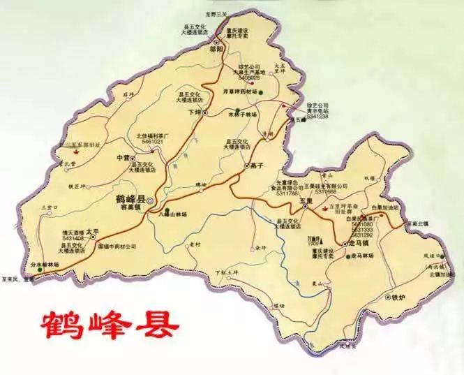 鹤峰县地图(图片来源于网络)