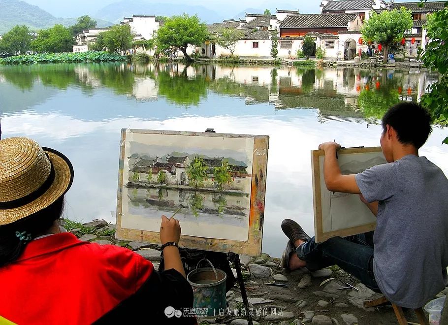 中国画里乡村,孕育画家的天堂.