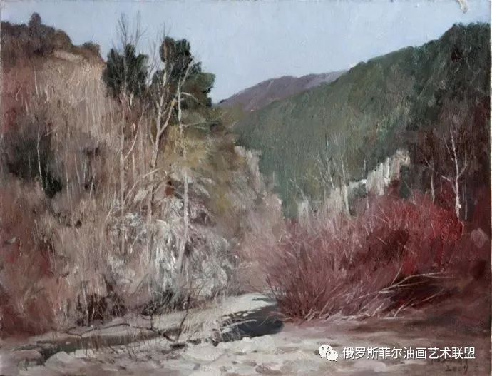 中国女油画家石玉翎风景油画作品欣赏