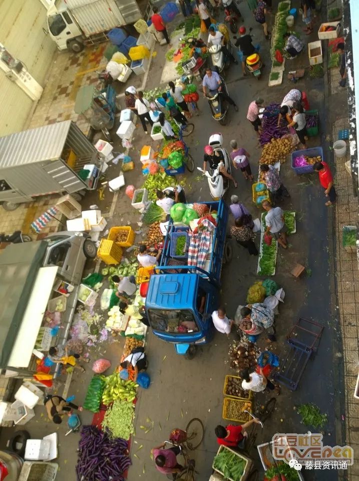 藤县角嘴市场恢复繁荣