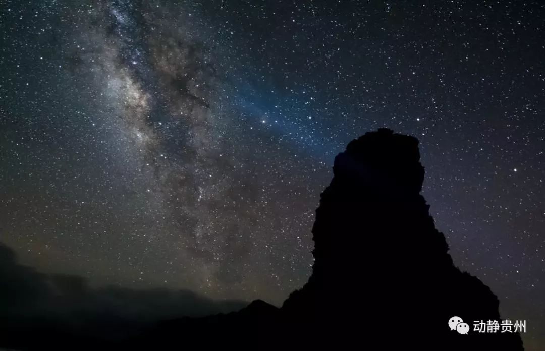 梵净山雷公山上拍摄的星空居然这么美不看你会后悔