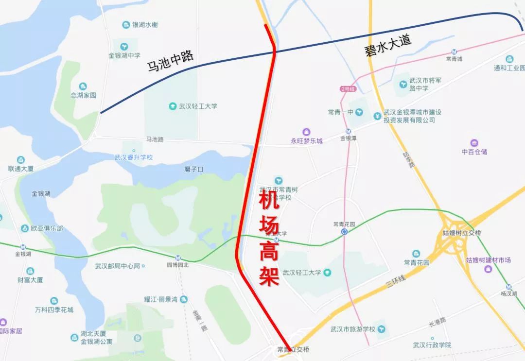 大道 并跨过碧水大道后再落地 古田二路将建高架桥,金银湖告别堵车!