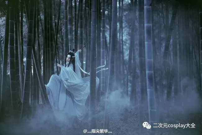 《魔道祖师》蓝忘机,美如画cos,好一个俊美无双的佳公子