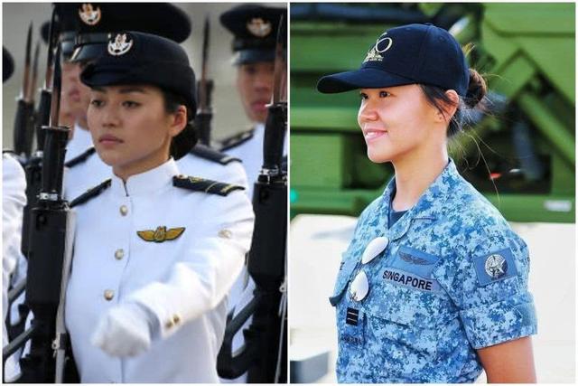 新加坡国庆阅兵展示女军人形象,被质疑到底是在阅兵还是在选美!