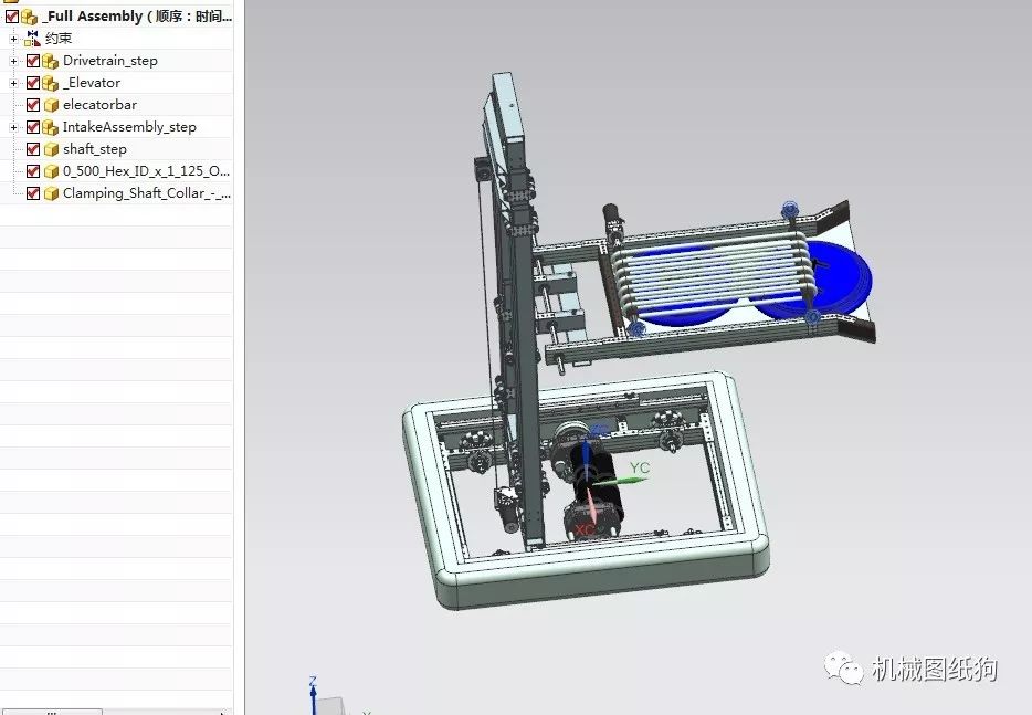 【机器人】team bdr 238 cadathon机器人车3d模型图纸