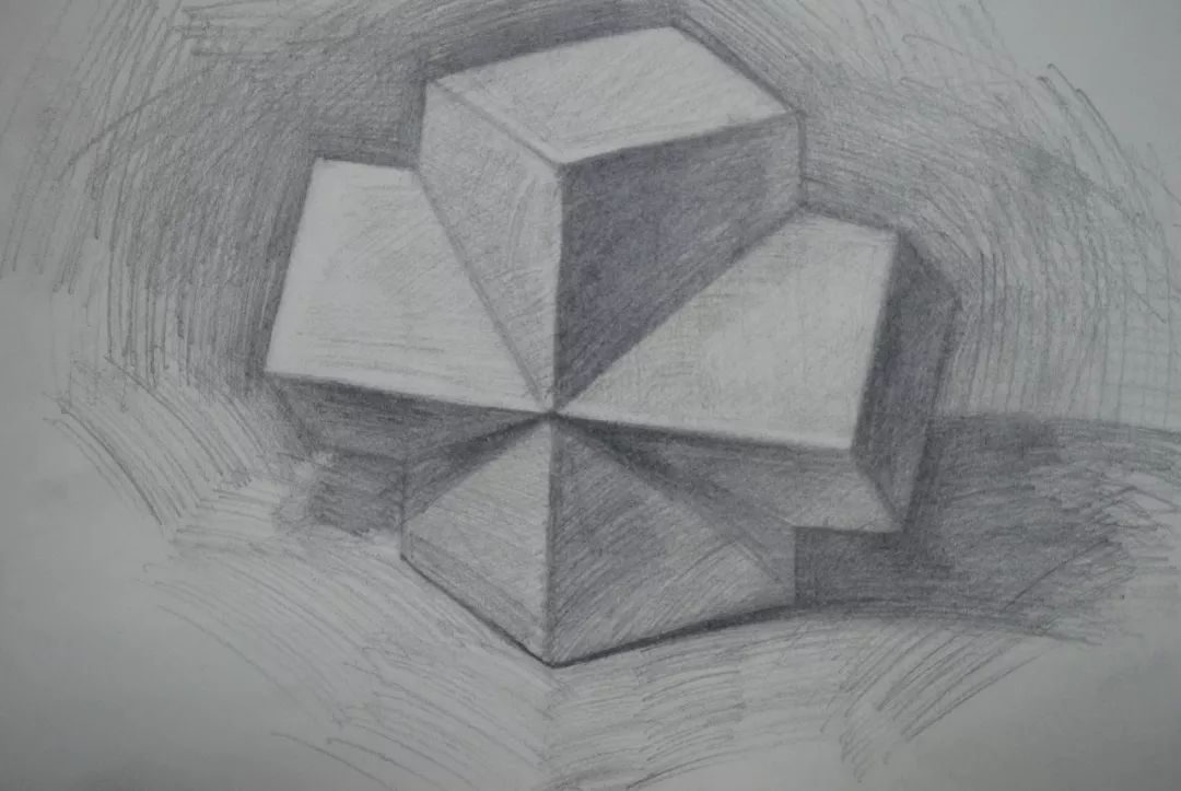 《几何体组合》271×390cm