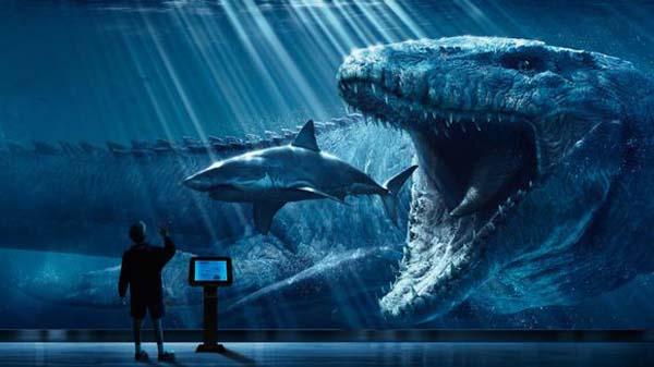 史前巨兽正面对决巨齿鲨和沧龙谁的杀伤力更大