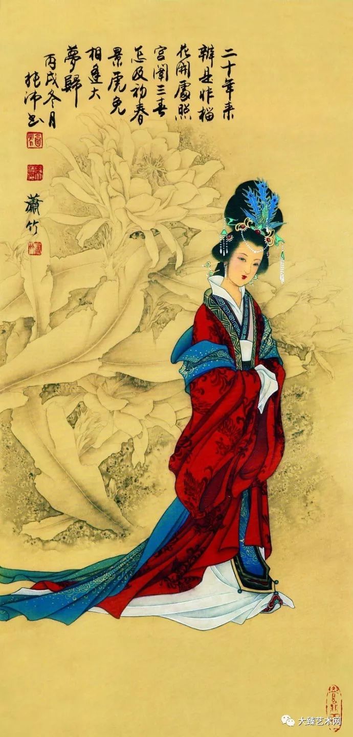 惊鸿一舞:古画里的东方女子之美