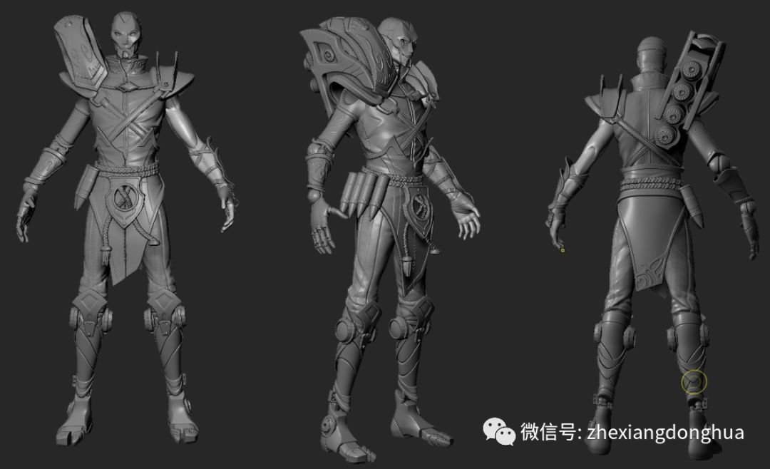 Zbrush雕刻機械模型 英雄聯盟 燼 教程分享 雪花新闻