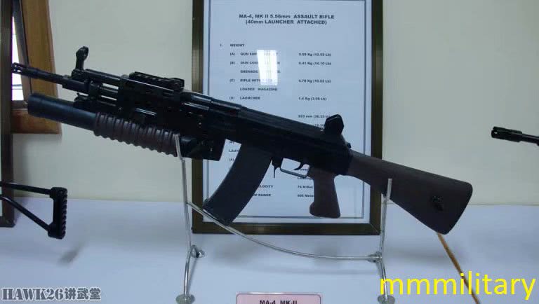 缅甸自行研制的ma系列自动步枪 枪榴弹成为第一需要