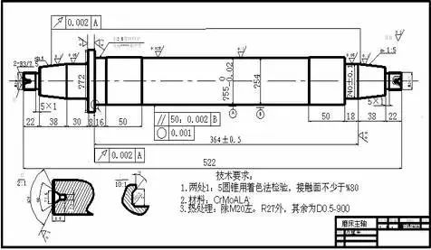 磨床主轴为油膜轴承或气浮轴承