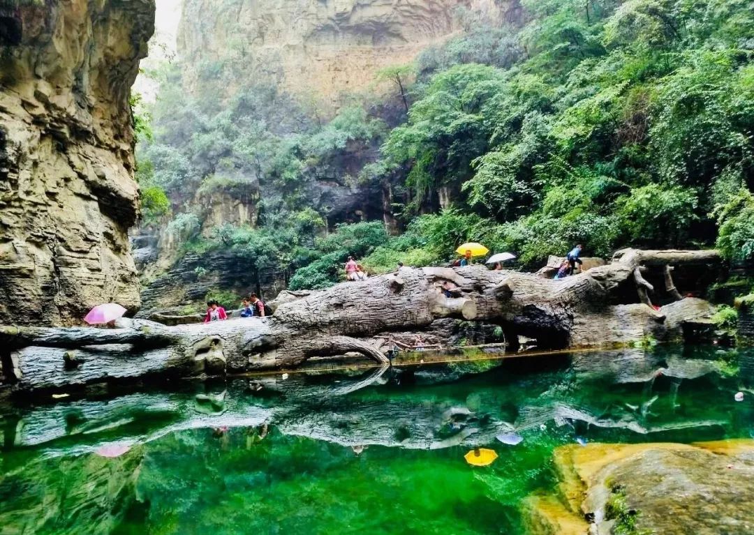 通天峡,被称为 "北方小九寨".