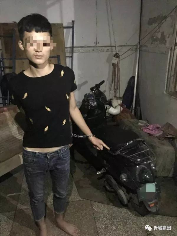 忻城4少年组团盗窃电动车民警出击一锅端最小的年仅13岁