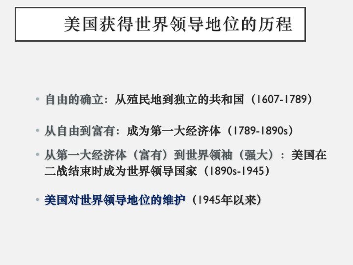 王立新：领导世界意味着什么？美国获得和维护世界领导地位的历程-雪花新闻