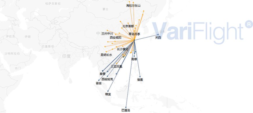 航点周频:深圳航空出港周频最高