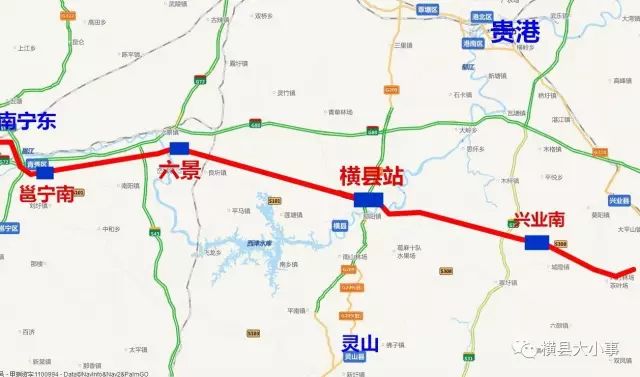 Ⅰ,线路自南宁枢纽引出,向东 经玉林市至 广东省深圳市,拟广西境内图片