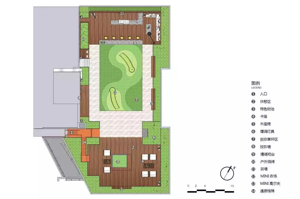 总平面图 master plan项目名称:万科屋顶花园项目地点:山东青岛项目