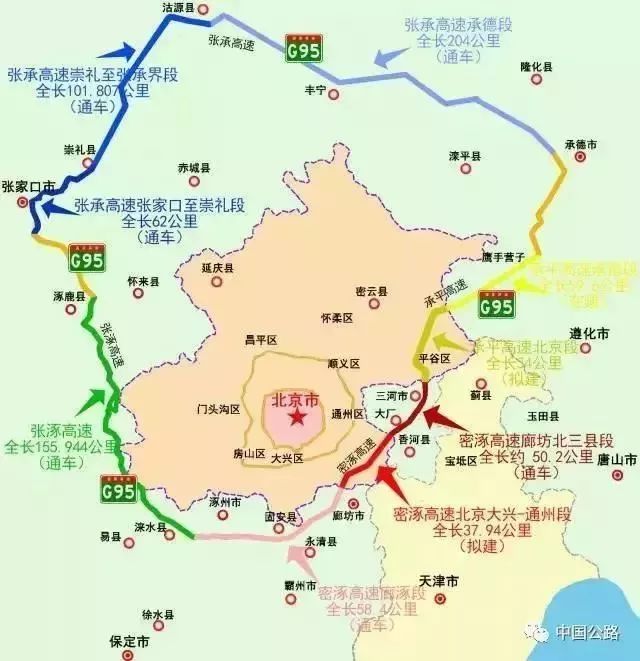 【大喜报】"北京大七环"今天全线通车 ,文安人去承德,张家口和北三县
