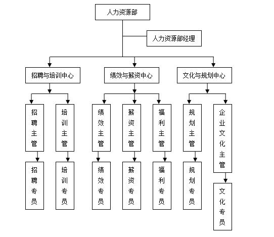 人力资源部组织结构,职责权限全解析_管理