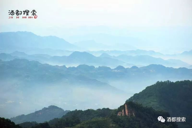 青山云雾古寺遗址高县这个地方大美