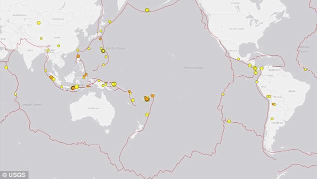 太平洋 地震 南