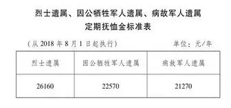 供养人口抚恤金赔偿多少年_2021年伤残抚恤金标准(2)