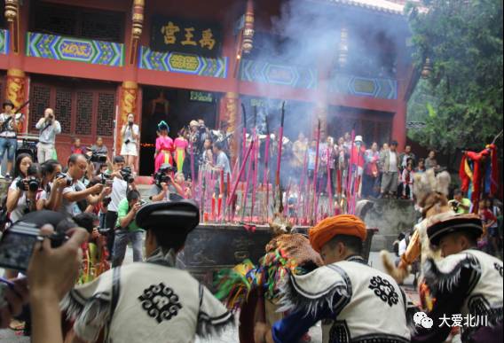 2018年六月初六禹王广场祭祀典礼 大禹文化早在千年前 就在北川落地