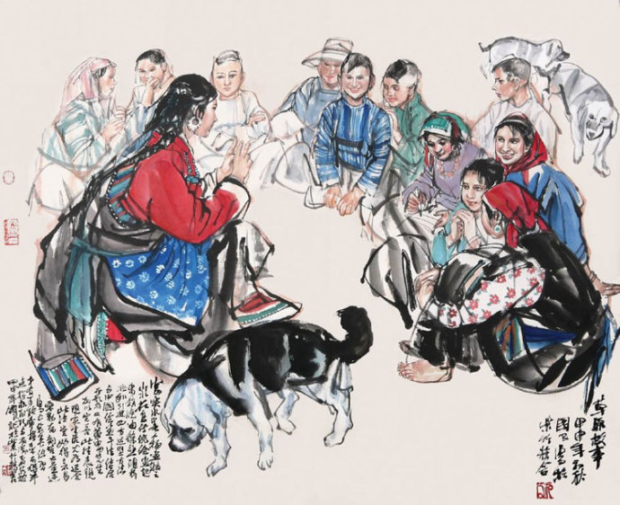 当代中国著名画家史国良国画作品欣赏