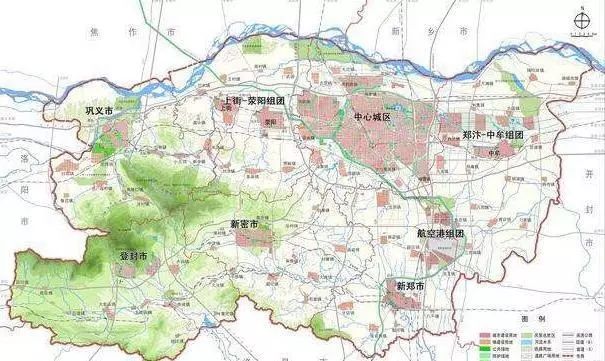 郑州现在要都有哪些城市总体规划