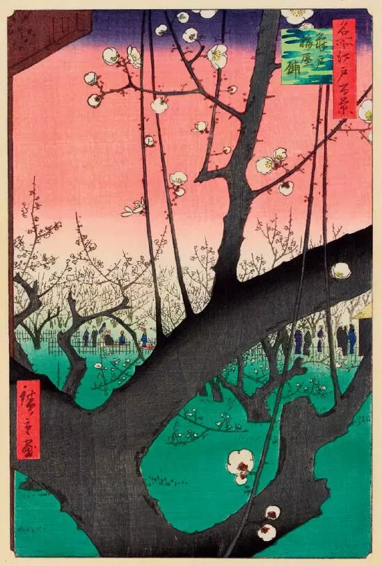 表现了日本人特有的对大自然的钟情依恋,开创了浮世绘风景画的新风格