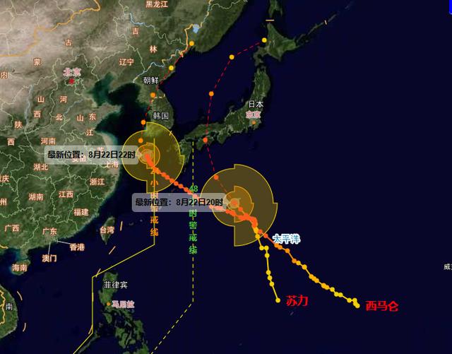 2018年首次双强台局面出现东北的台风雨即将开始