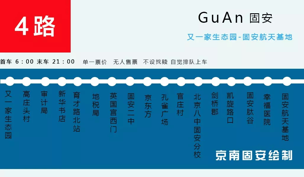 【固安交通】固安最新最全公交路线,站点,时刻表新鲜出炉!