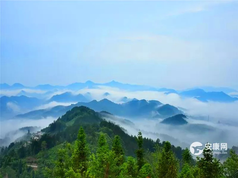 安康 女娲山云海 一次心灵的旅行(组图)