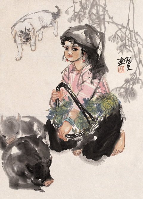 当代中国著名画家史国良国画作品欣赏