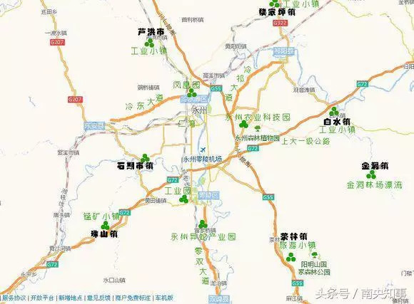 的大永州都市区,不单需要东安,祁阳,双牌等县城的支撑,还需要众多小图片
